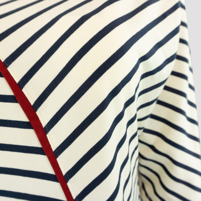 Gestreiftes Jerseykleid aus Bio-Baumwolljersey – Bild 3