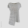 see Flowers Ringelshirt navy weiß