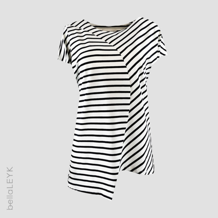 see Flowers Ringelshirt navy weiß